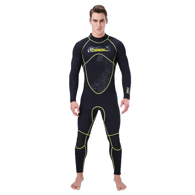 Слитные длинные брюки с длинным рукавом мужской теплый супер стрейчевый износостойкий гидрокостюм костюм для защиты от холода и солнца для дайвинга 3 мм