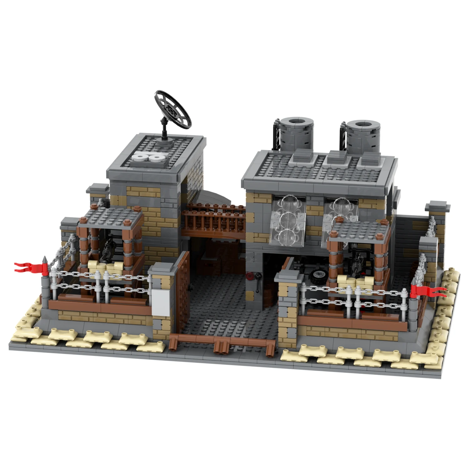 MOC5081 средневековая серия военные ворота башни для мальчиков Создание DIY Juguetes строительные блоки детские развивающие игрушки