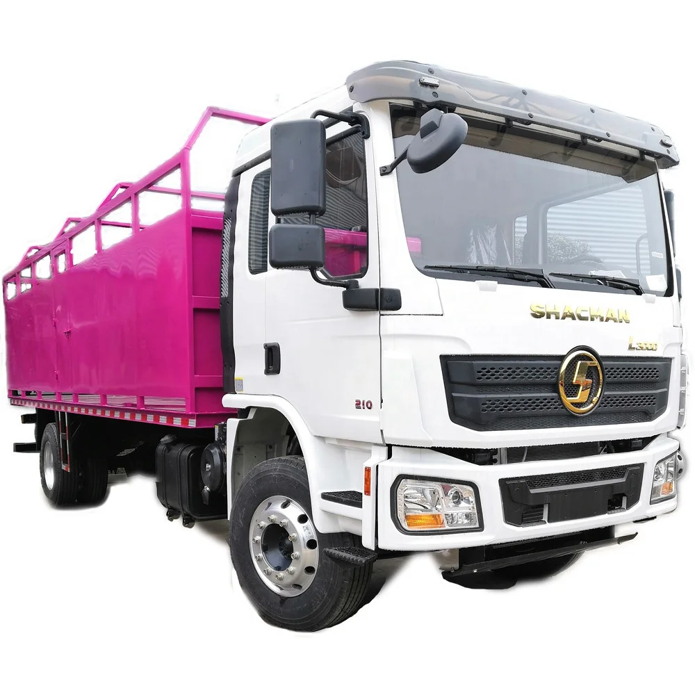 shacman L3000  6 wheel 7.3m stake box products transporting cargo truck