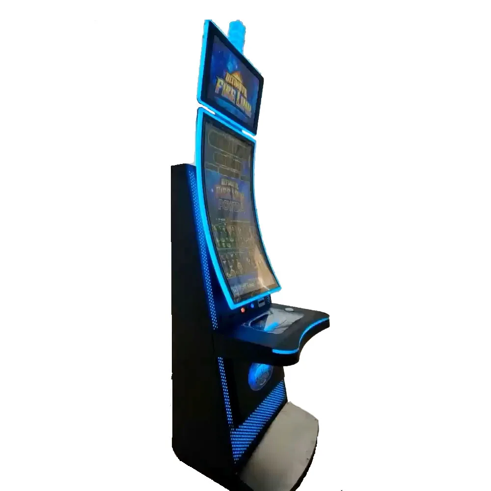 USA popular 43 inch vertical curved touch screen power link arcade game machine