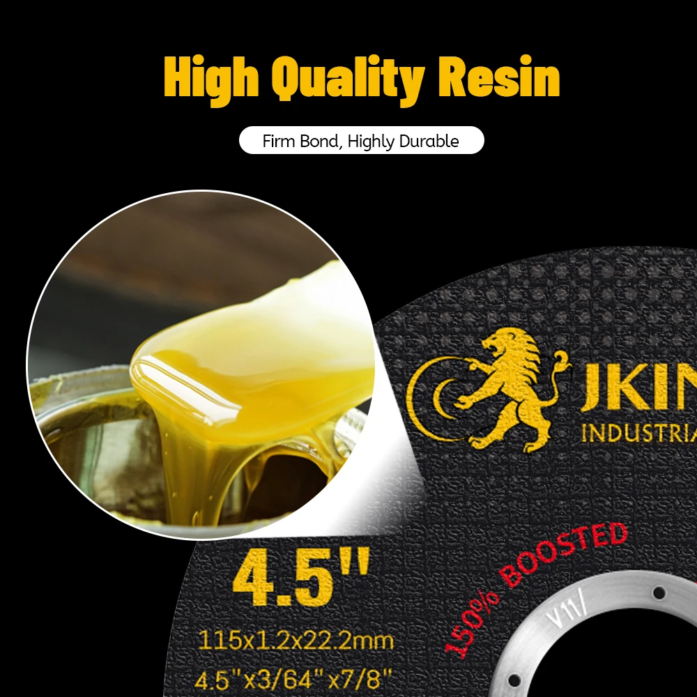 25 Pieces a Case Set JKINGS 115*1.2*22.2mm Cutting Disc Cut Off Metal with High Performance in Safety