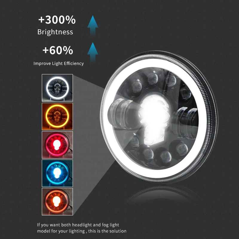 Super supplier motorcycle led lights kit motorcycle parts China front light