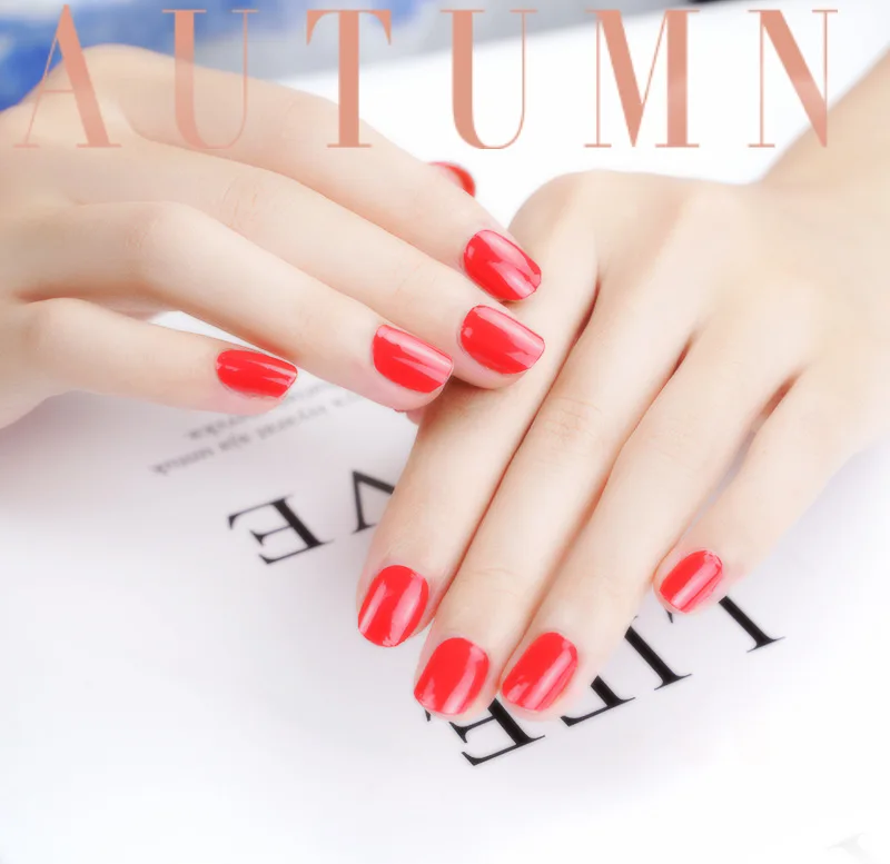 13 Type New Solid Color Gel Polish Nail Wrap Self-Adhesive Nail Art Stickers