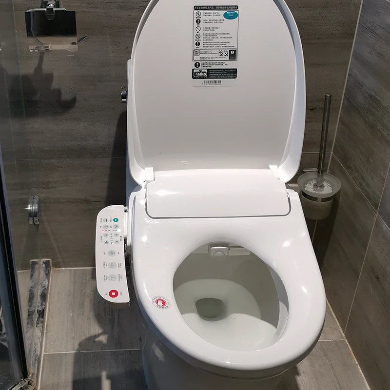 Easy Installation Bidet Attachment Non Electric Dual Nozzle Cold Water Soft Close Bidet Toilet Seat Bathroom Toilet Seat Cover