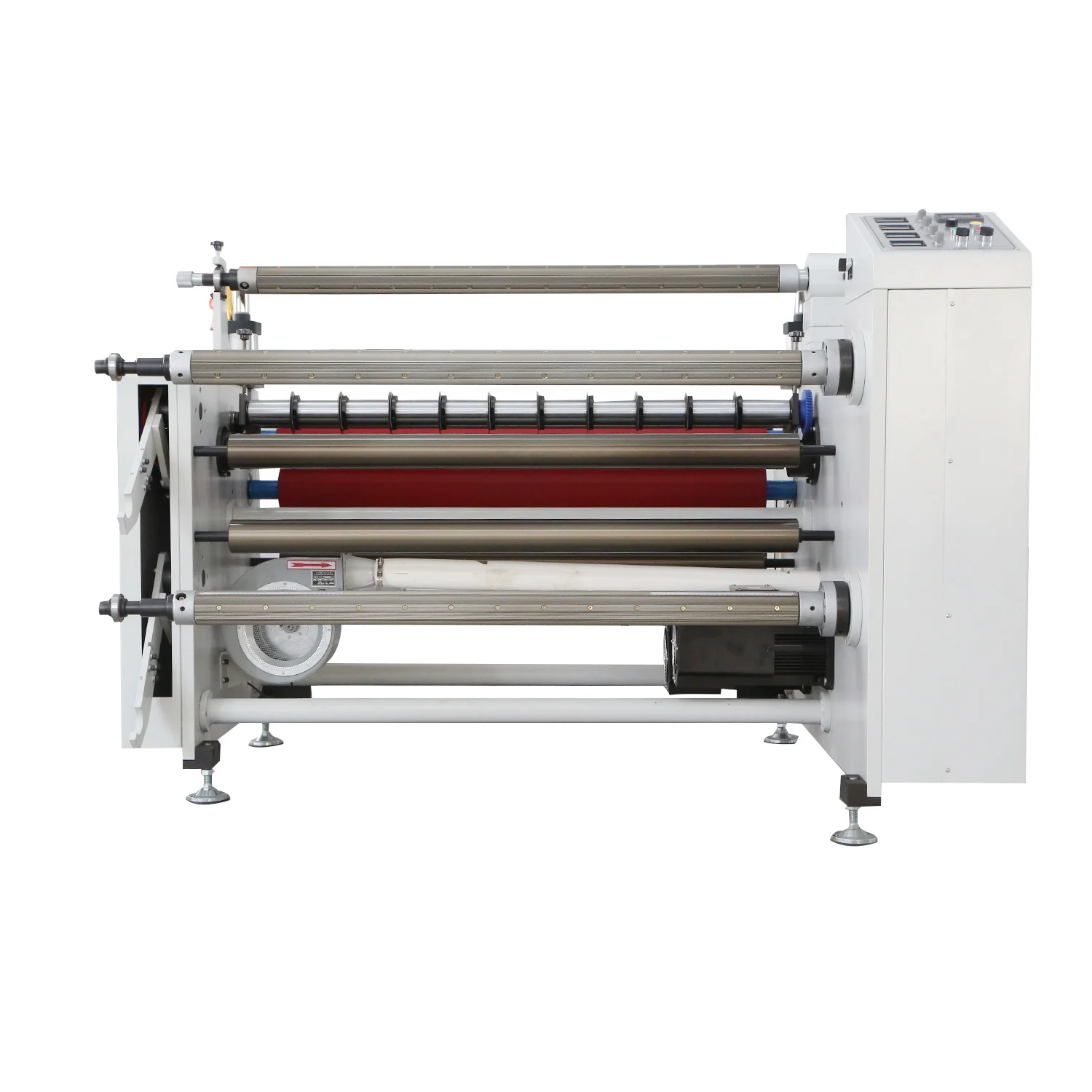 automatic working width 1300mm fabric cutting paper slitting and rewinding machine