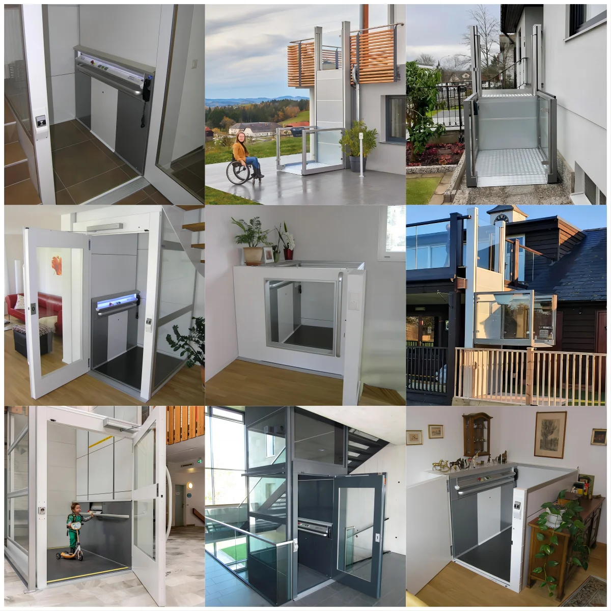accessible elevator  barrier free elevator  simple operation  easy installation