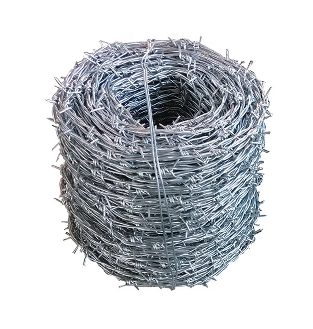 Оцинкованная колючая проволочная катушка с покрытием/колючая железная проволока/оцинкованная стальная