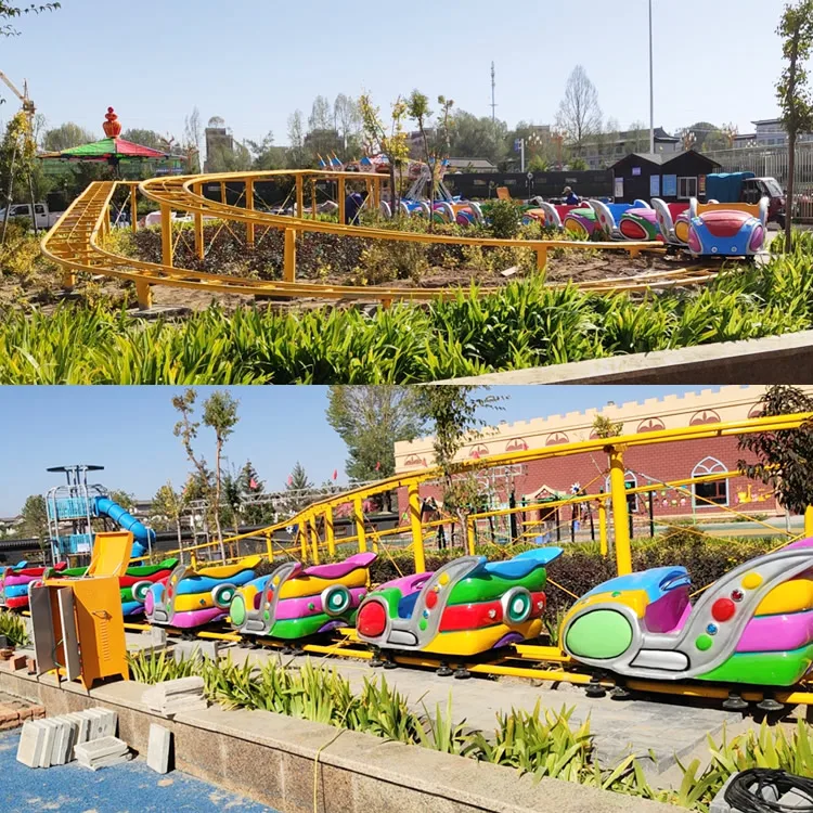 Newest children amusement parks rides electric rides amusement park roller roller coaster life size ride on dinosaurs
