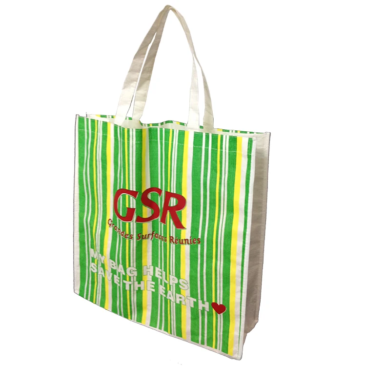 Custom Eco Recyclable Non Woven Bag Hand Length Handle Tote Reusable Laminated Shopping Bag Foldable PP Non Woven Bag