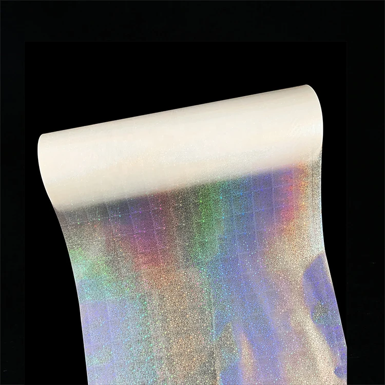Hot melt bopp plastic film roll laminating holographic paper film