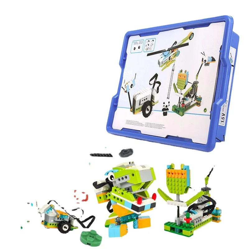 Набор робота wedo 2 0 обучающая программа роботов STEM Обучающие сборные игрушки-роботы Детский обучающий креативный игровой блок «сделай сам» для детей