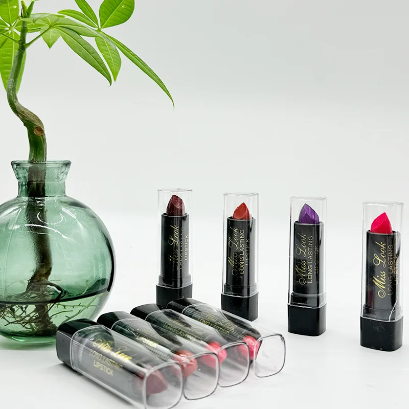 MISS-LOOK Velvet Matte Liquid Lipstick Set 6 Colors Wholesale Cosmetics High Pigmented Waterproof Moisturizing Lipgloss Makeup