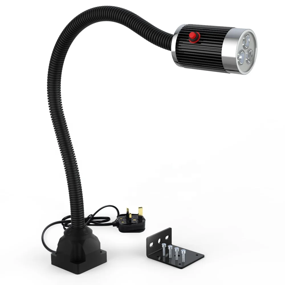Led Work Light 3led Mechanical Light 900 Lumens Bending Task Lighting Flexible Couduit 9W