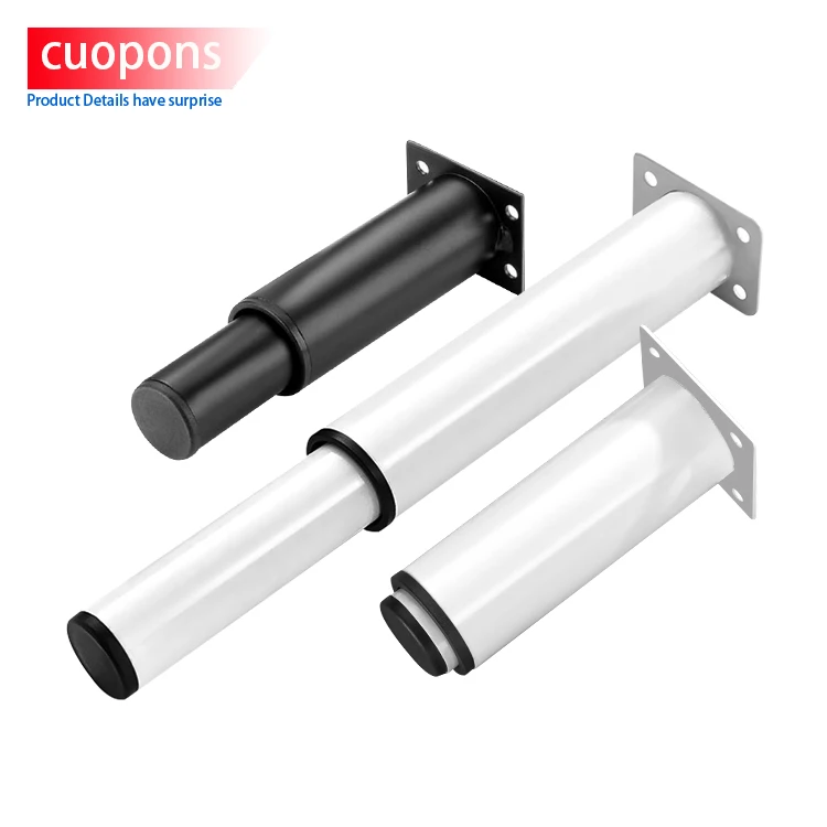 Toco Height Adjustable Decorative Solid Stainless Steel Metal Furniture Cabinet Bed Frame Legs Furniture Sofa Legs For Table