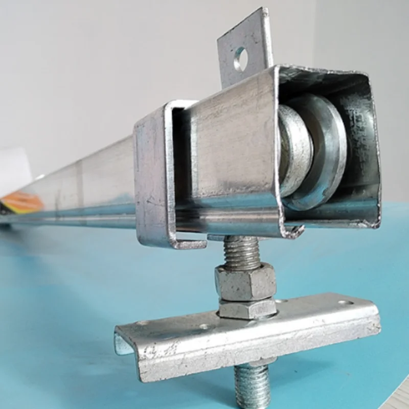 Factory Sliding Door Rail U-channel track for gate wheel roller aluminium Track Sliding Rail