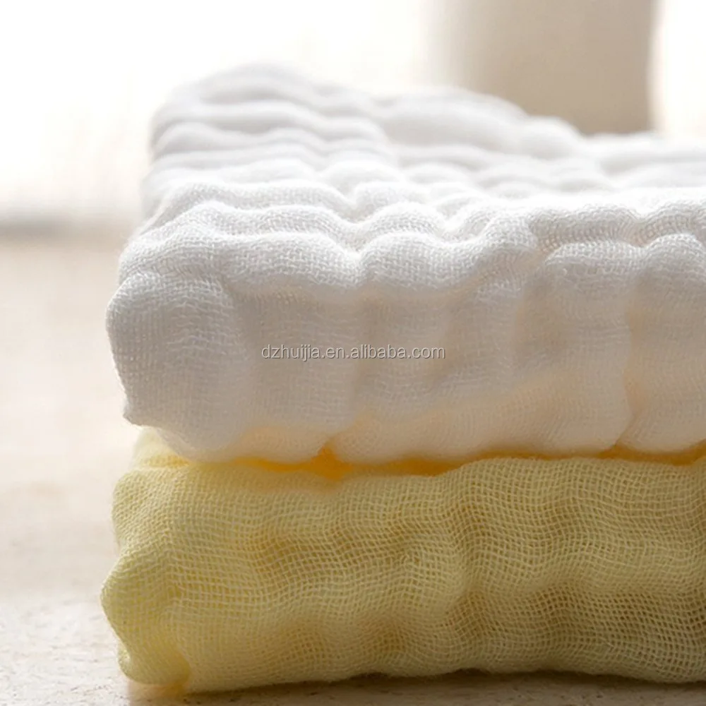 Custom Cotton Baby Muslin Washcloths Small Baby Towel Bath Baby Waffle Face Towel