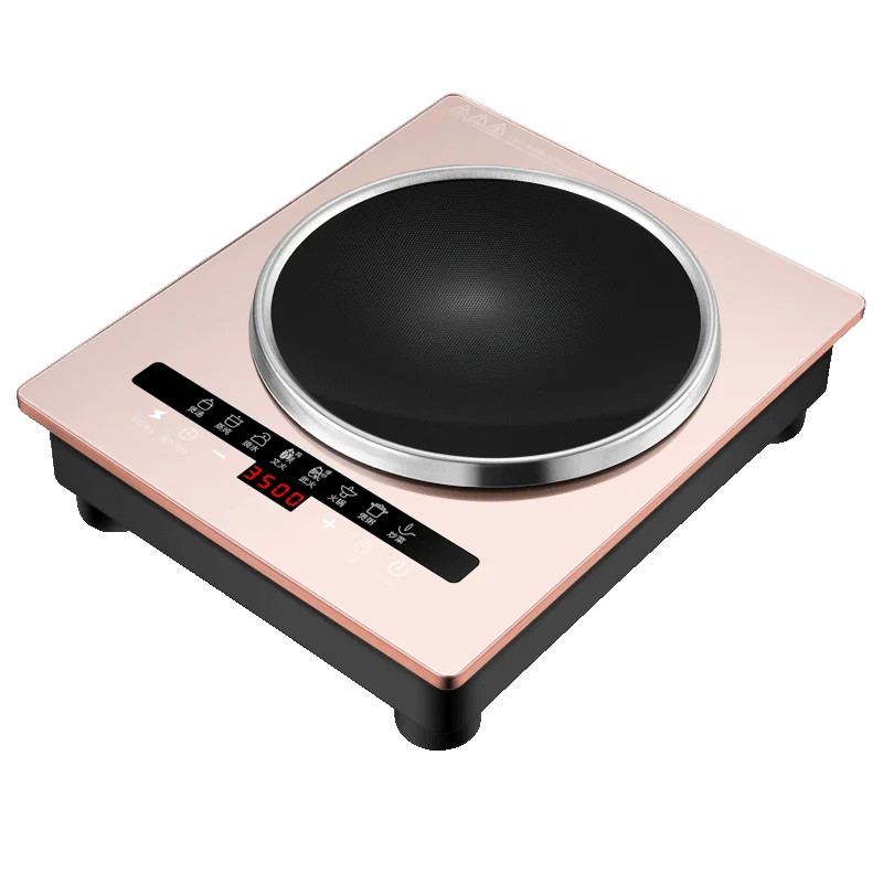 Stainless Steel Commercial  3.5KW Induction Cooker Single Burner Restaurant a Grade Black Crystal electric stove cooker