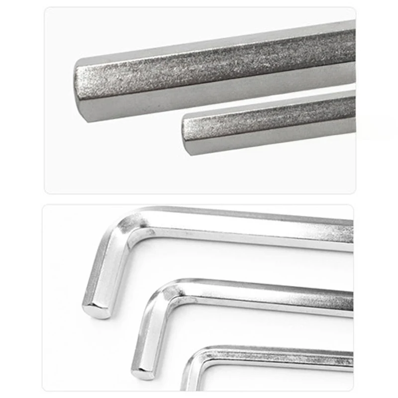 3mm 2.5 Mm 2mm 4mm 6mm 32mm 3/32 1/4 inch short hex key allen key Hex hexagonal long Wrench for Hexagon Socket Screw
