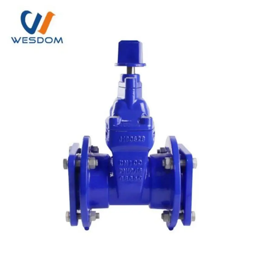 2024 WESDOM resilient rubber seated cast iron pn10/16 gate valve