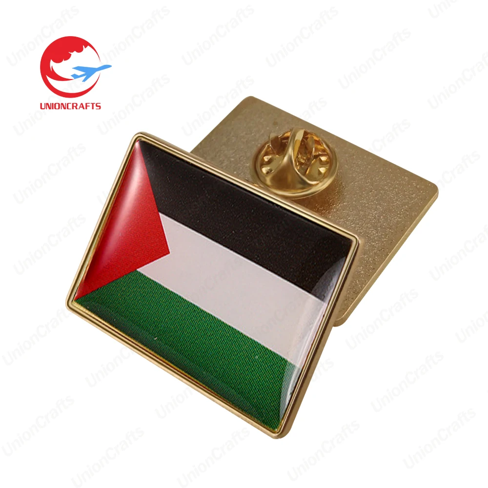 Wholesale American National Flag Enamel Cross Pin Customized Metal Country Sweden Usa Israel Palestine Map Flag Lapel Badge Pin