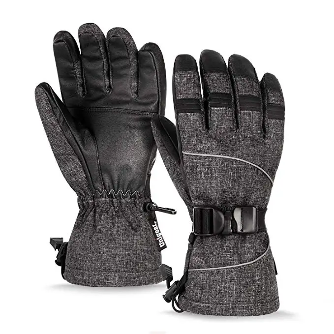 Ski Gloves, Waterproof Thinsulate Winter Warm Snowboard Snow Touchscreen Gloves for Men & Women