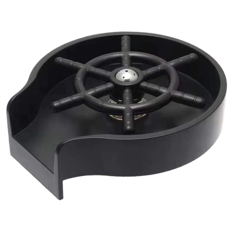 Hot sale modern luxury matte black freestanding taps kitchen basin cup washer