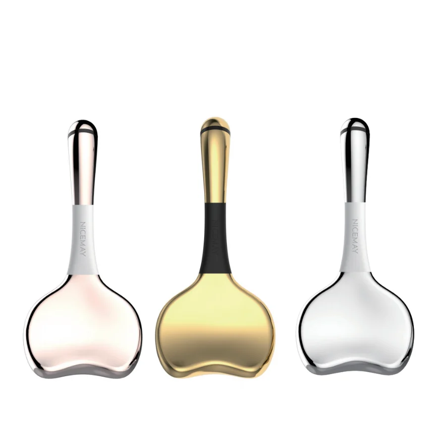 OEM Skin Care Tools Gua Sha Cryo Spoons Stainless Steel Microcurrent Cryo Sticks Ice Globes For Eyes Massage