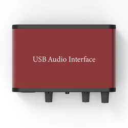 True Stereo Sound Card High definition recording Audio interface with MIDI function