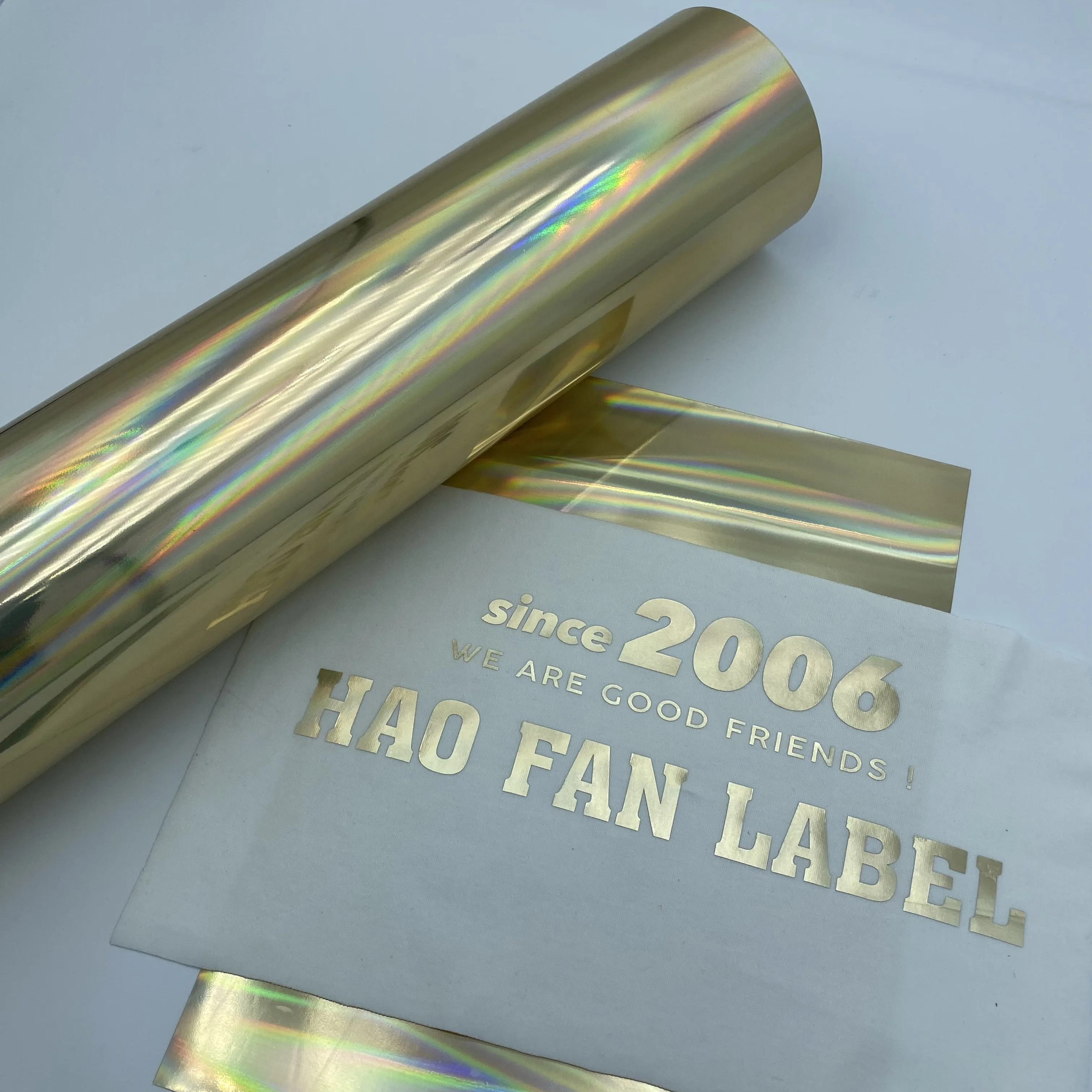 Silver Gold Hot Stamping Self Adhesive Flex Foil Heat Transfer Vinyl With Fabric