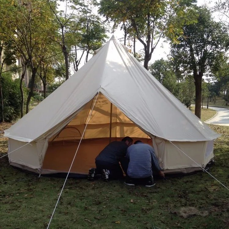 100% Cotton Canvas Durable Mildew Resistant 5m Lotus Emperor Bell Tent