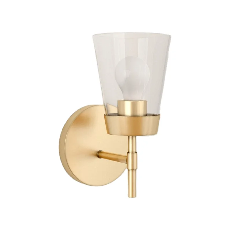 2023 New Design Modern Indoor Wall Lamp Home Bathroom Hotel Glass Lamps Vanity Fixtures Wall Lights