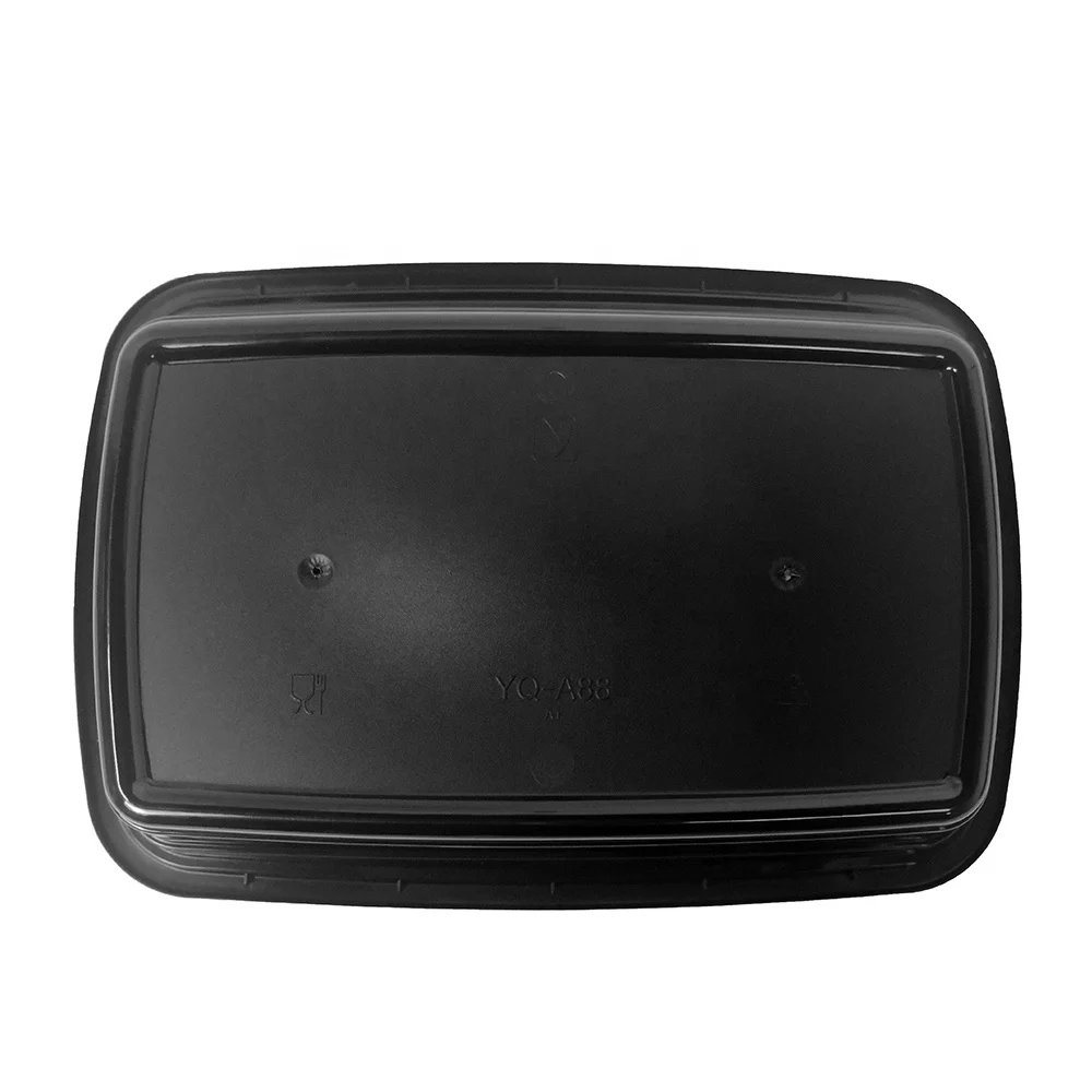 38oz Eco Friendly Disposable Bento Box, Kitchen Meal Prep Food Containers Box*