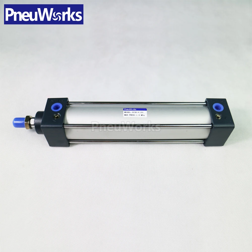 Ударный пневматический цилиндр серии SC типа Airtac с регулируемым ходом