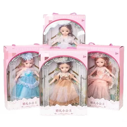 2024 Factory Direct Sale Fashion Girl Toy Set Children Play House Multi Style Girls Toy Gift Box Princess Girl Doll Set