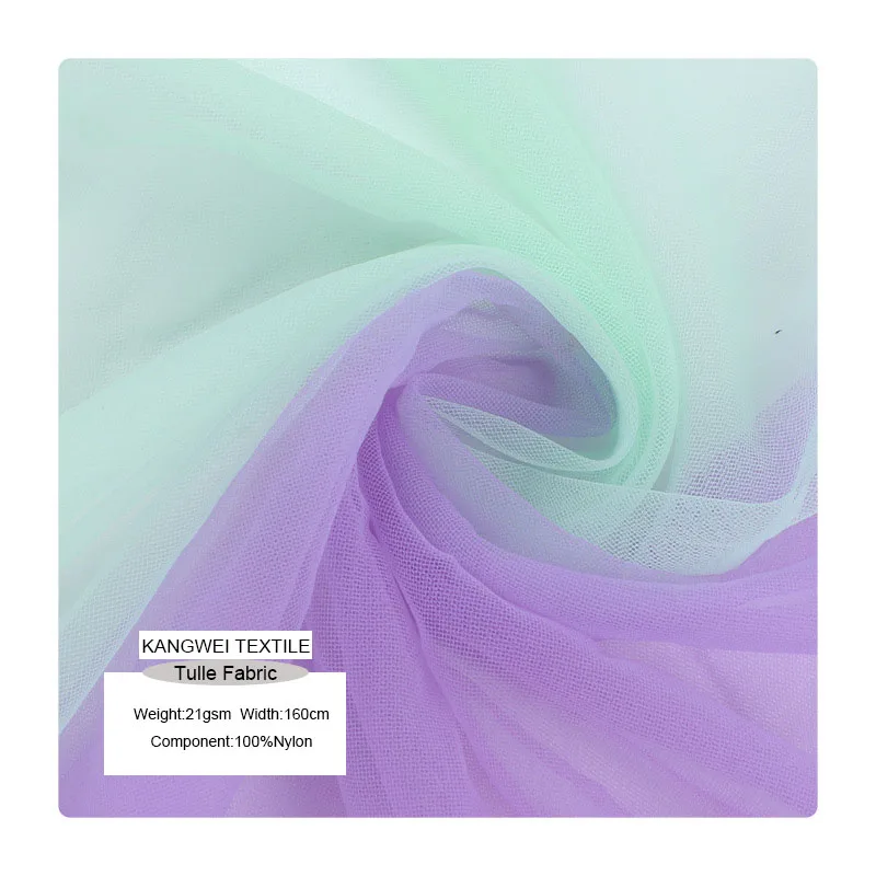 Trending Product 2024 New Arrival 100 Nylon Tulle Netting Tulle Fabric For Bride Ball Gown