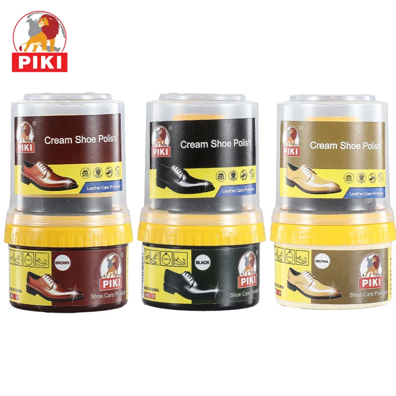 
 Оригинальный крем для обуви с высоким блеском, белый, коричневый, черный, 50 мл, для гладкой кожи  