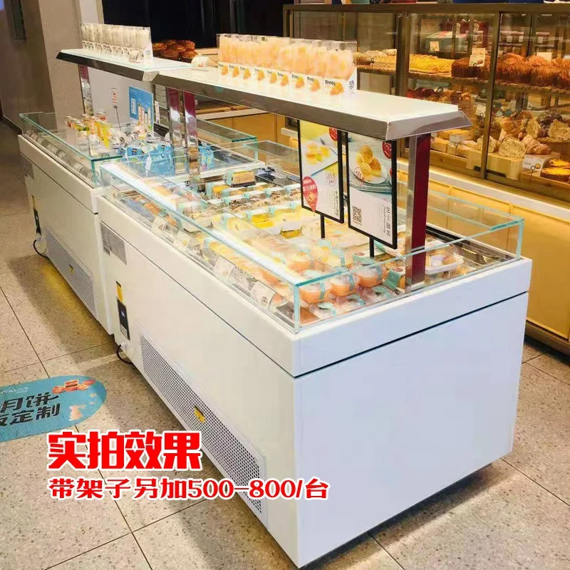 cake display fridge glass display cabinet cupcake  pastry cooling showcase glass jewelry display cabinet refrigerator freeze