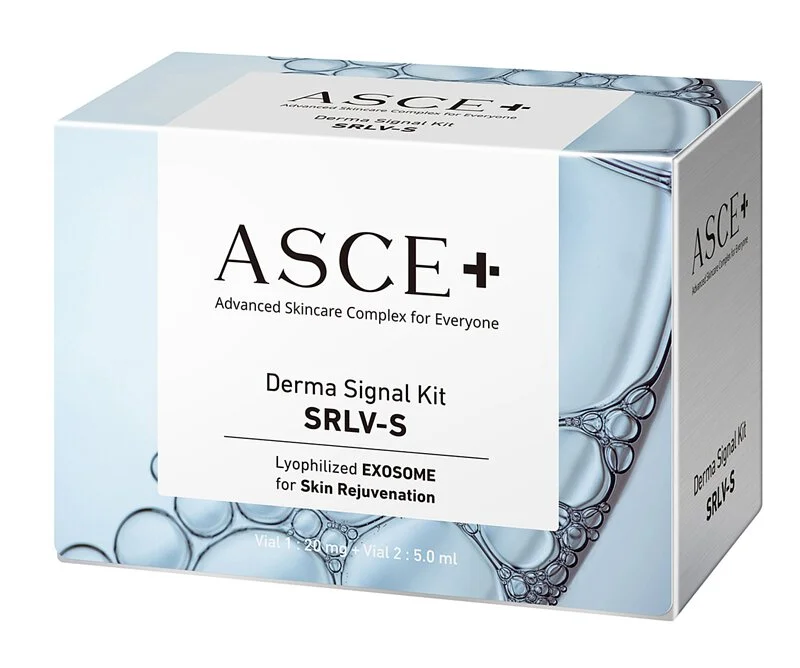 Hot selling ASCE+ SRLV EXOSOME SKINBOOSTER SRLV-1 (1vial) + SRLV-2 (1vial) micro needing skin care