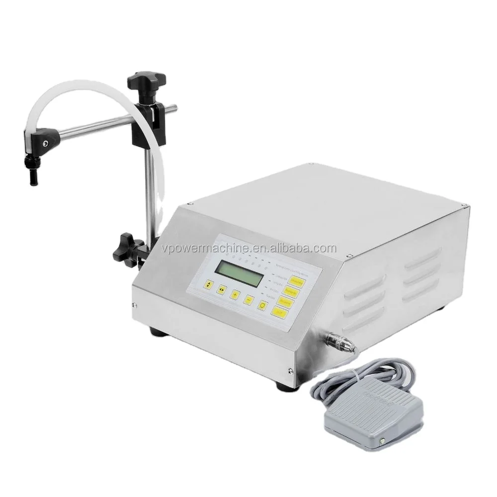 Electrical Portable Liquid Filling Machine Mini Small Bottle Water Digital Pump Perfume Drink Milk Olive Oil Filler