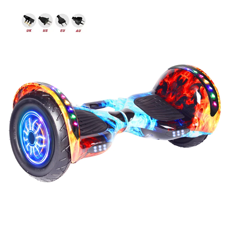 electric new design balance car smart balance hoverboard with handle led lisghts