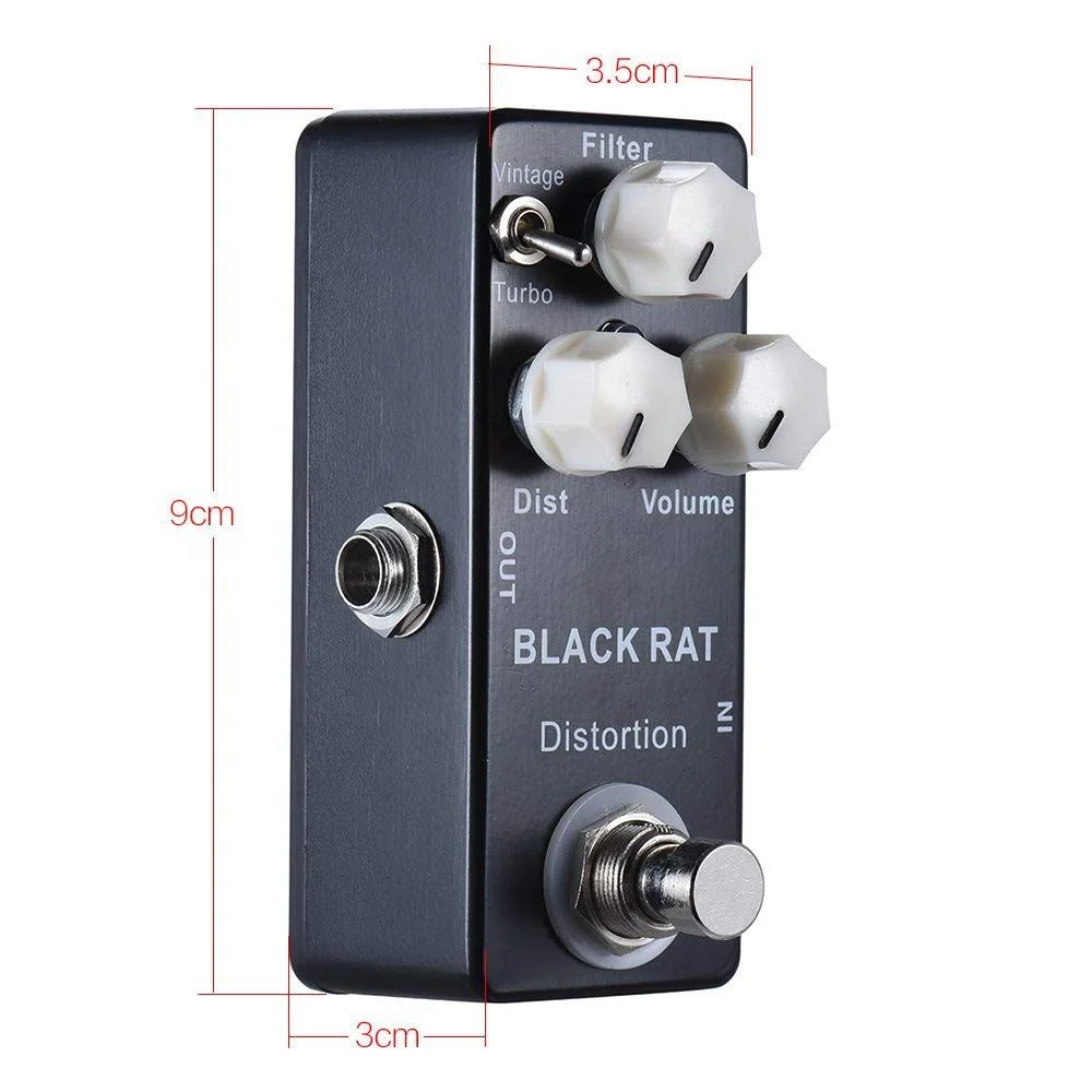 Wholesale Custom Bass Guitar Effect Pedal Distortion Vintage Power Supply DC9V Effects Pedals Delay Overdrive Metal Box