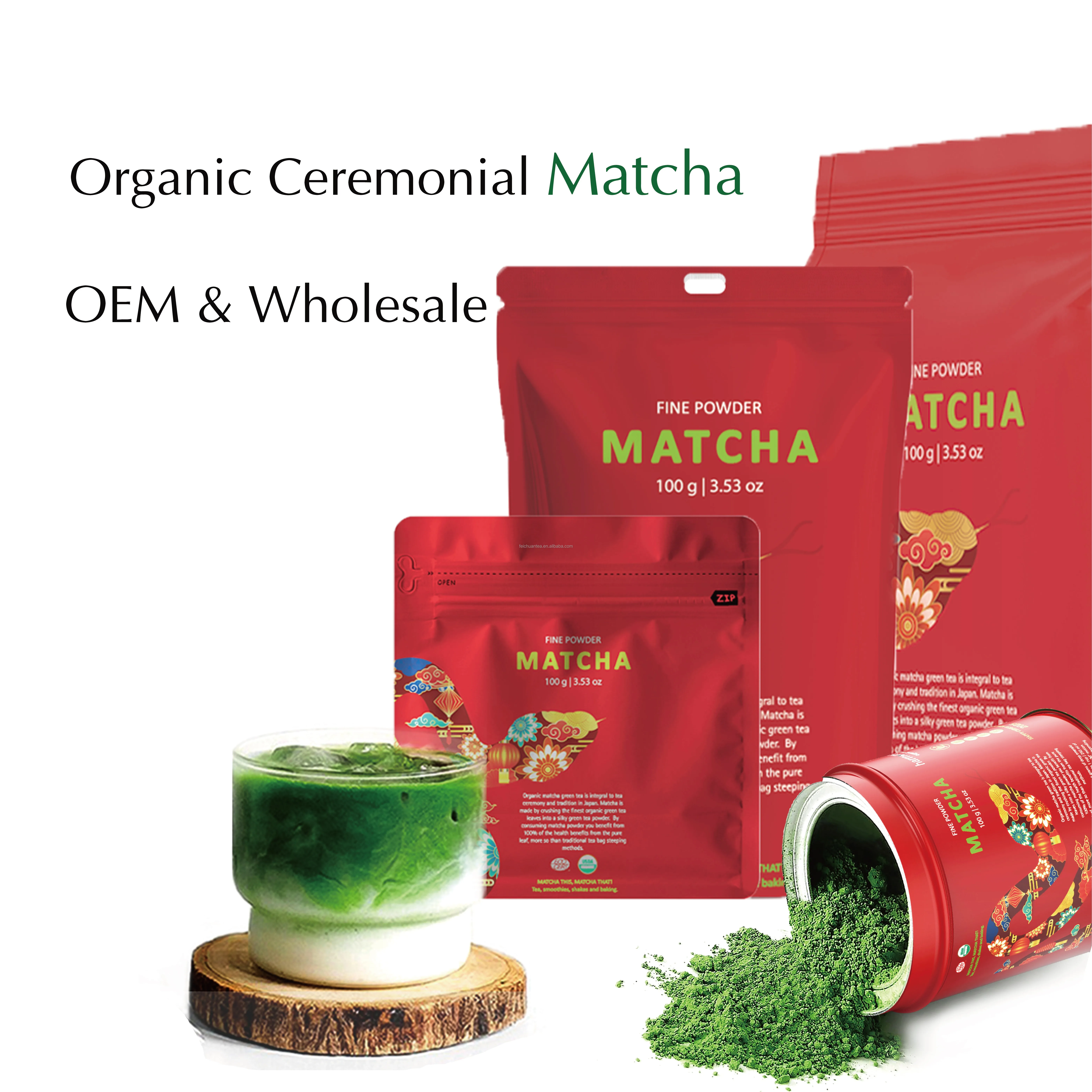 30g Tin Can Pack Ceremonial Grade Matcha Green Tea Matcha from Direct Supplier