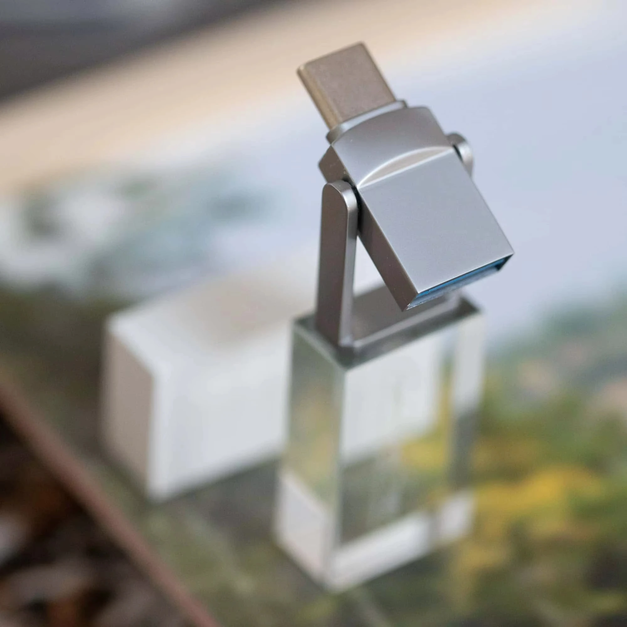 Type-C Kristall Cristal Transparent USB 3.0 Flash Stick 32G 64gb 128gb crystol type C USB C Flash Drives With Wox