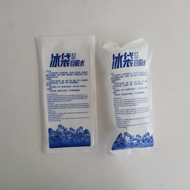 Seafood Packaging Dry Ice Pack Sheet Absorption Water Fabric Reusable Freezer Dry Ice Cold Packs