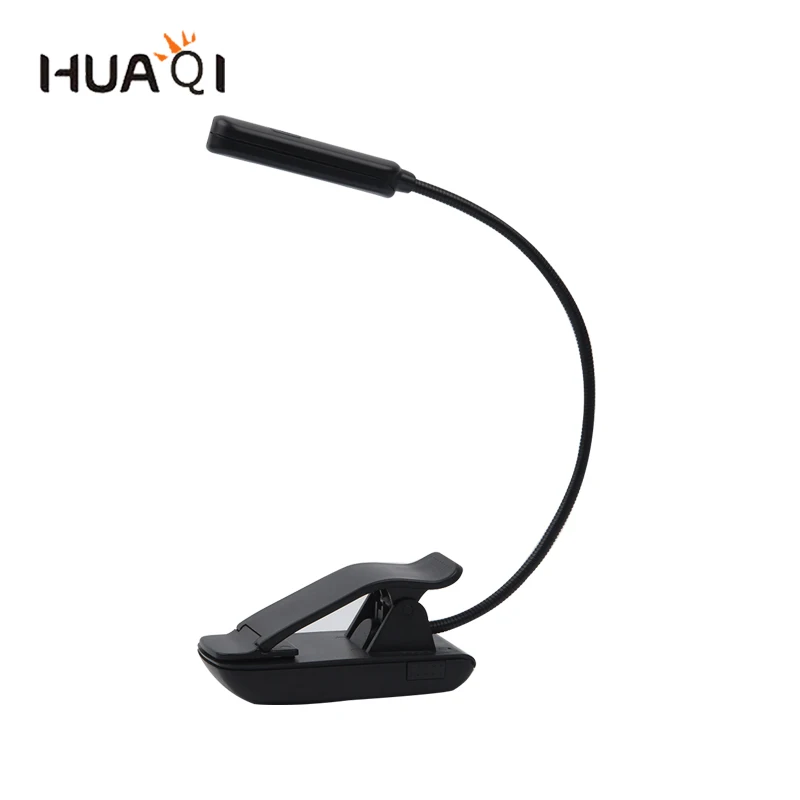 
Rechargeable Book Light, Easy Clip on LED Night Reading Light for Books in Bed With White and Warm Lamp ,flixble gooseneck 