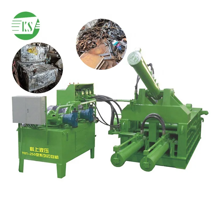  Guangdong supplier custom Y81-250 hydraulic small scrap metal compressor baler