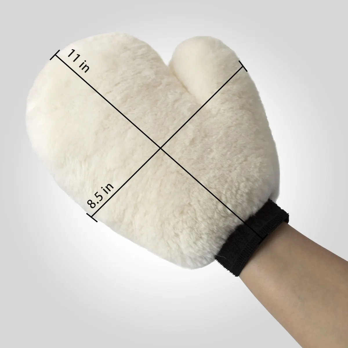 100% мериносовая варежка для мытья овечьей шерсти