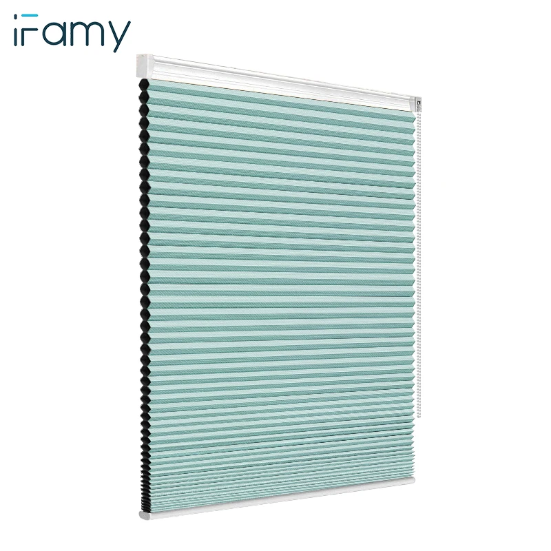 Auto Day And Night/Sheer Cordless honeycomb blinds fabrics double cell honeycomb blinds Motorized Blackout Honeycomb Blinds