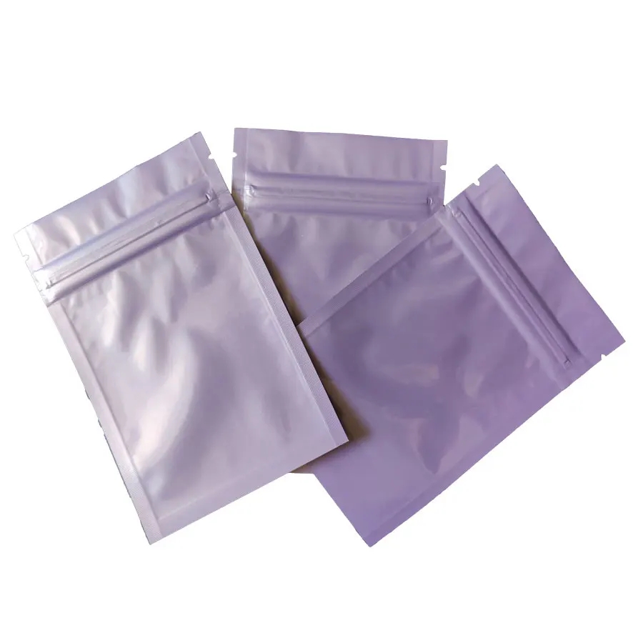 Reusable Custom Printing Zipper Plastic Matte Poly Ziplock Bags for Candy and Cookie Packing Bag