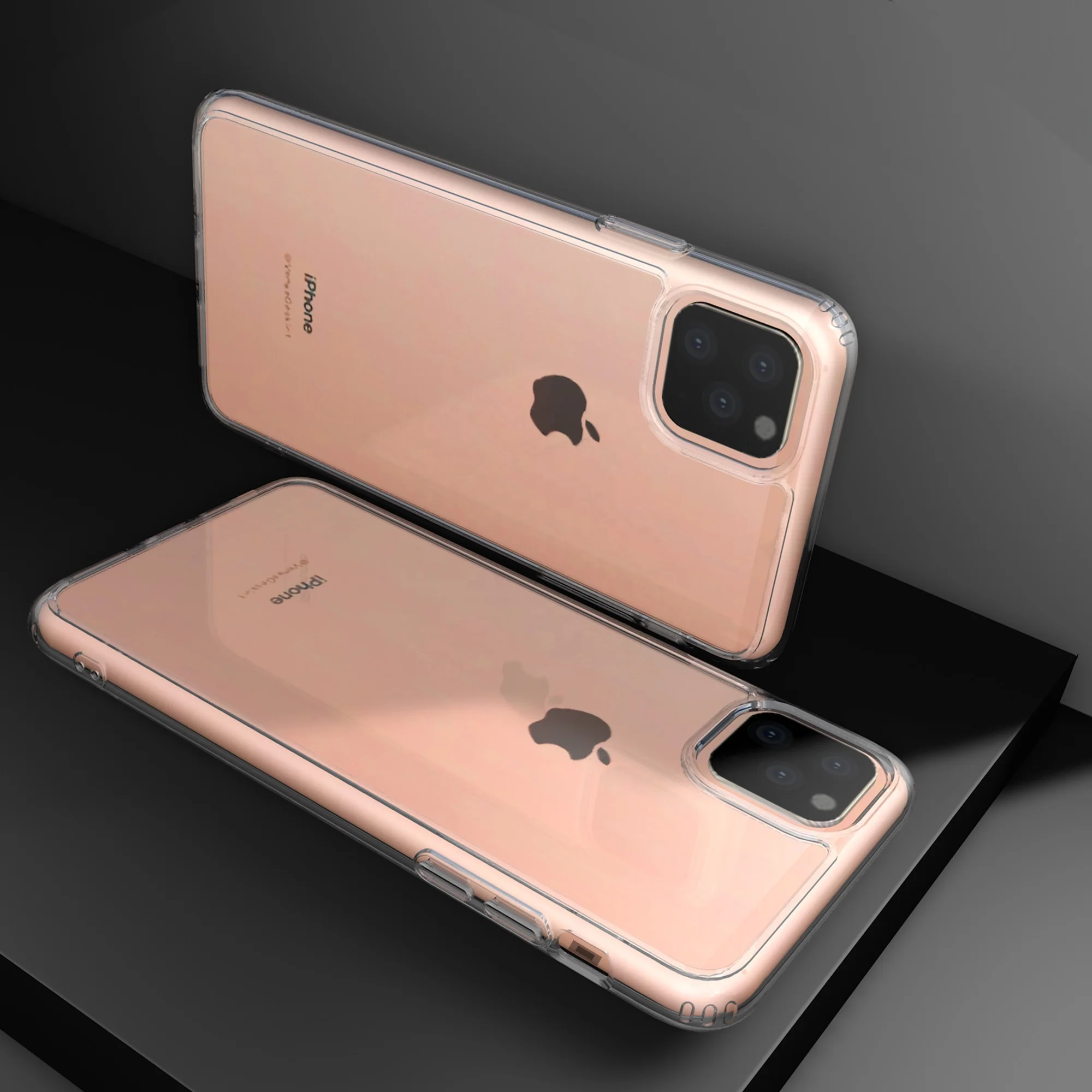 Прозрачный стеклянный чехол для телефона D9element на заказ дизайнерский чистый сотового IPhone 11